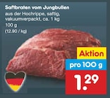 Aktuelle Braten Angebote bei Netto Marken-Discount in Bremen Aktuelles Saftbraten vom Jungbullen Angebot bei Netto Marken-Discount in Bremen ab 1,29 €