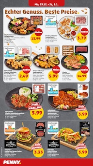 Schweinefleisch im Penny Prospekt "Wer günstig will, muss Penny." mit 42 Seiten (Augsburg)