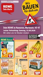 REWE Prospekt für Hannover mit 28 Seiten REWE Prospekt für Hannover: "Dein Markt", 28 Seiten, 10.08.2026 - 15.08.2026