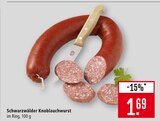 Schwarzwälder Knoblauchwurst im Angebot bei Marktkauf in Rottenburg Schwarzwälder Knoblauchwurst Angebote bei Marktkauf Rottenburg für 1,69 €