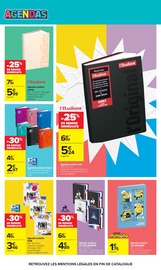 Promos Agenda dans le catalogue "L'ÉTÉ À LA PLAGE, LA RENTRÉE À LA PAGE." de Carrefour Agenda en promo dans le catalogue Carrefour à la page 10