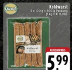 Aktuelles Kohlwurst Angebot bei EDEKA in Osnabrück ab 5,99 €