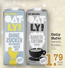 Ohne Zucker Hafer von Oatly im aktuellen E center Prospekt