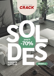 Prospectus Crack à Herlin-le-Sec, "SOLDES jusqu'à -70%", 48 pages, 03/01/2026 - 31/01/2026