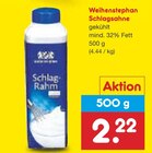 Schlagsahne im Angebot bei Netto Marken-Discount in Chemnitz Schlagsahne Angebote von Weihenstephan bei Netto Marken-Discount Chemnitz für 2,22 €