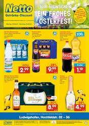 Aktueller Netto Marken-Discount Prospekt mit Bitburger, "WIR WÜNSCHEN EIN FROHES OSTERFEST!", Seite 1