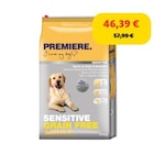 PREMIERE Croquettes Sensitive pour chien adulte sans céréales Poulet et pommes de terre 12 kg - PREM en promo chez Maxi Zoo Saintes à 46,39 €
