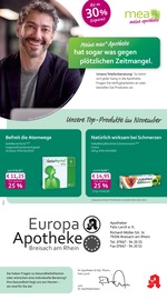 mea - meine apotheke Apotheken Prospekt der aktuellen Woche mit 4 Seiten, gültig von 01.11.2025 bis 30.11.2025, in Ihringen und Umgebung Aktueller mea - meine apotheke Apotheken Prospekt in Ihringen und Umgebung, "Unsere November-Angebote" mit 4 Seiten, 01.11.2025 - 30.11.2025