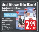 Einmalhandschuhe Nitril Angebote von Gut & Günstig bei EDEKA Amberg für 2,99 €