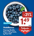 Heidelbeeren bei ALDI SÜD im Stutensee Prospekt für 1,49 €