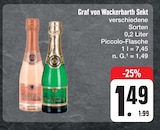 Sekt von Graf von Wackerbarth im aktuellen E center Prospekt für 1,49 €