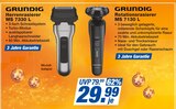 GRUNDIG Herrenrasierer MS 7330 L oder Rotationsrasierer MS 7130 L Angebote bei famila Nordost Langenhagen für 29,99 €