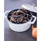 Coccotte moules marinière en promo chez Carrefour Noisy-le-Sec à 5,99 €
