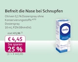 mea - meine apotheke - Otriven 0,1 % Dosierspray ohne Konservierungsstoffe Angebot im Prospekt Otriven 0,1 % Dosierspray ohne Konservierungsstoffe bei mea - meine apotheke im Prospekt "" für 4,45 €