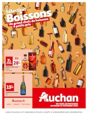 Champagne Angebote im Prospekt "Sélection Boissons : Un grand choix de boissons à petits prix" von Auchan Hypermarché auf Seite 1