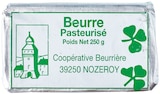 Beurre Pasteurisé - Coopérative Beurrière de Nozeroy dans le catalogue Colruyt