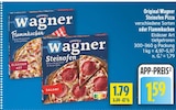 Steinofen Pizza Salami Angebote von Wagner bei diska Zwickau für 1,59 €