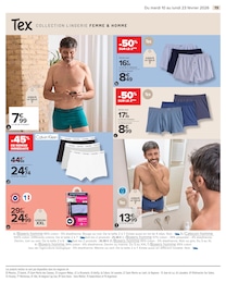 Offre Caleçon Homme dans le catalogue Carrefour du moment à la page 19