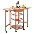 HOMCOM Servierwagen natur Holz B/H/T: ca. 92x75x37 cm für 52,99 € bei POCO im Angebot HOMCOM Servierwagen natur Holz B/H/T: ca. 92x75x37 cm im aktuellen POCO Prospekt