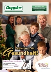Orthopädietechnik, Orthopädieschuhtechnik, Sanitätsfachhandel Doppler GmbH Sanitätshäuser Prospekt der aktuellen Woche mit 6 Seiten, gültig von 12.11.2025 bis 31.01.2026, in Heusweiler und Umgebung Aktueller Orthopädietechnik, Orthopädieschuhtechnik, Sanitätsfachhandel Doppler GmbH Sanitätshäuser Prospekt in Heusweiler und Umgebung, "Schenken Sie Gesundheit!" mit 6 Seiten, 12.11.2025 - 31.01.2026