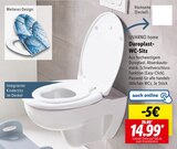 Duoplast-WC-Sitz Angebote von LIVARNO home bei Lidl Göttingen für 14,99 €