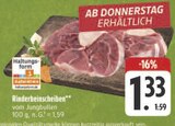 EDEKA Flachslanden - Rinderbeinscheiben Angebot im Prospekt Rinderbeinscheiben bei EDEKA im Flachslanden Prospekt für 1,33 €