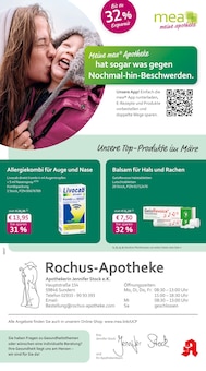 mea - meine apotheke Prospekt Unsere März-Angebote mit 4 Seiten