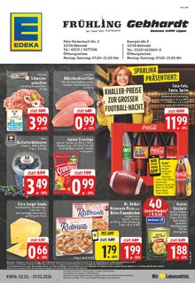 Coca Cola im EDEKA Prospekt "Aktuelle Angebote" mit 26 Seiten (Detmold)