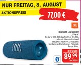 Bluetooth-Lautsprecher Flip 6 im Angebot bei Marktkauf in Erlangen Bluetooth-Lautsprecher Flip 6 Angebote von JBL bei Marktkauf Erlangen für 77,00 €