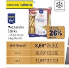 Aktuelles Mozzarella Sticks Angebot bei Metro in Berlin ab 9,30 €