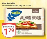Vollkorn Roggen im Angebot bei GLOBUS in Oberhausen Vollkorn Roggen Angebote von Wasa bei GLOBUS Oberhausen für 1,79 €