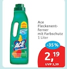 Fleckenentferner mit Farbschutz von Ace im aktuellen budni Prospekt