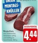 Rinderfilets im Angebot bei E center in Schwäbisch Gmünd Rinderfilets Angebote bei E center Schwäbisch Gmünd für 4,44 €