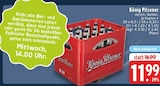 Pilsener im Angebot bei EDEKA in Erkelenz Pilsener Angebote von König bei EDEKA Erkelenz für 11,99 €