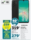 Galaxy A26 - Samsung - Hyper U à Saintes Galaxy A26 - Samsung en promo chez Hyper U Saintes à 279,00 €