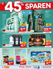 Mineralwasser im aktuellen Netto Marken-Discount Prospekt (Stuttgart) Mineralwasser im Netto Marken-Discount Prospekt "Aktuelle Angebote" mit 64 Seiten (Stuttgart)