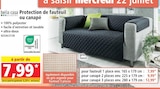 Protection de fauteuil ou canapé - BELLA CASA - Norma à Lunéville Protection de fauteuil ou canapé - BELLA CASA en promo chez Norma Lunéville à 7,99 €