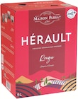 IGP Hérault Parsat Rouge - Maison Parsat en promo chez Bi1 Fontainebleau à 9,95 €