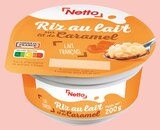 Riz au lait sur lit de caramel - Netto - Netto à Bergerac Riz au lait sur lit de caramel - Netto en promo chez Netto Bergerac à 0,54 €