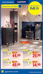 Prix et réduction Colonne Salle De Bain dans le prospectus Lidl en cours Offre Colonne Salle De Bain dans le catalogue Lidl du moment à la page 46