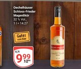 Aktuelles Schloss-Frieder Magenlikör Angebot bei GLOBUS in Siegen (Universitätsstadt) ab 9,99 €