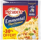 Emmental râpé fondant - PRÉSIDENT - Intermarché Super Emmental râpé fondant - PRÉSIDENT à 3,57 € dans le catalogue Intermarché Super