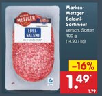 Marken-Metzger Salami-Sortiment  im aktuellen Netto Marken-Discount Prospekt für 1,49 €