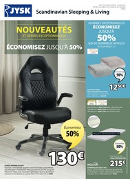 Catalogue Jysk à Épinal, avec 16 pages Prospectus Jysk à Épinal, "Nouveautés - et offres exceptionnelles - économisez jusqu'à 50%", 16 pages, 20/09/2022 - 01/10/2022