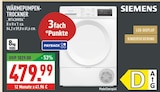Aktuelles Wärmepumpen-Trockner Angebot bei Marktkauf in Bochum ab 479,99 €