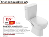 Pack wc à poser marcel dans le catalogue Weldom