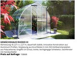 GEWÄCHSHAUS RHODO III im Angebot bei PROFI Wesch in Eisenach GEWÄCHSHAUS RHODO III Angebote bei PROFI Wesch Eisenach