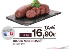 Boudin noir brassé - NaturéO à Massy Boudin noir brassé en promo chez NaturéO Massy à 16,90 €