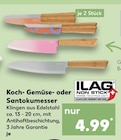 Koch- Gemüse- oder Santokumesser im Angebot bei Kaufland in Gera Koch- Gemüse- oder Santokumesser Angebote von ILAG bei Kaufland Gera für 4,99 €