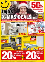 tejo's SB Lagerkauf Prospekt für Badersleben mit 16 Seiten tejo's SB Lagerkauf Prospekt für Badersleben: tejo's X-MAS DEALS, 16 Seiten, 04.12.2023 - 09.12.2023